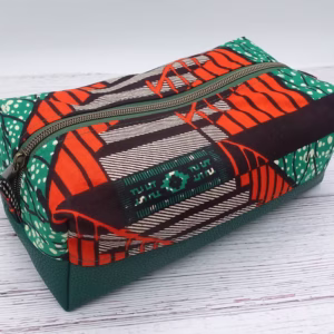 "Tribal Twist" cosmetic bag
