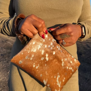 Cowhide Clutch small