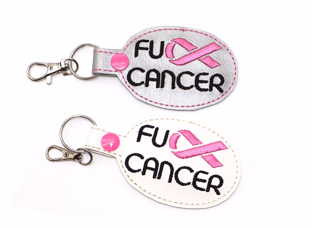 F U Cancer Keychain