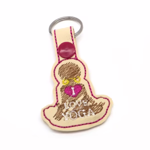 I love Yoga keychain